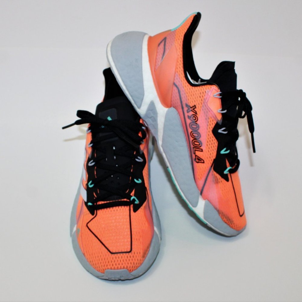Adidas BOOST X9000L4 HEAT.RDY Running Shoes Men's 7 Orange/Grey/Black NWT!